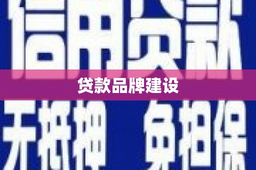 隆德贷款品牌建设