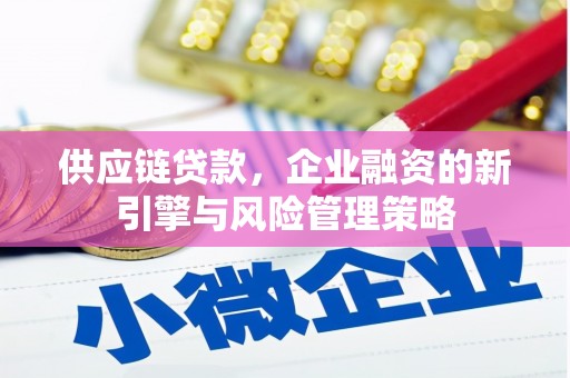 隆德供应链贷款，企业融资的新引擎与风险管理策略