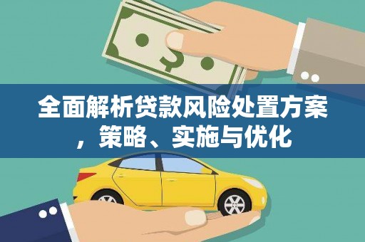隆德全面解析贷款风险处置方案，策略、实施与优化