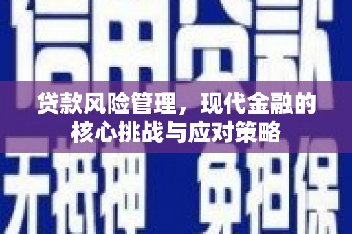 隆德贷款风险管理，现代金融的核心挑战与应对策略