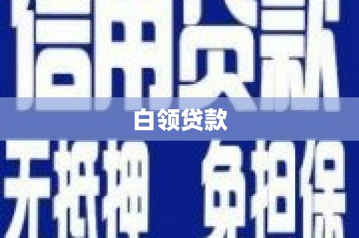 隆德白领贷款