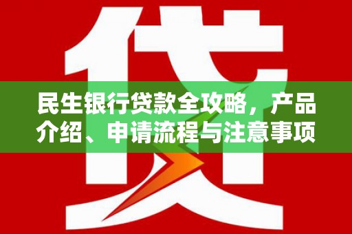 隆德民生银行贷款全攻略，产品介绍、申请流程与注意事项